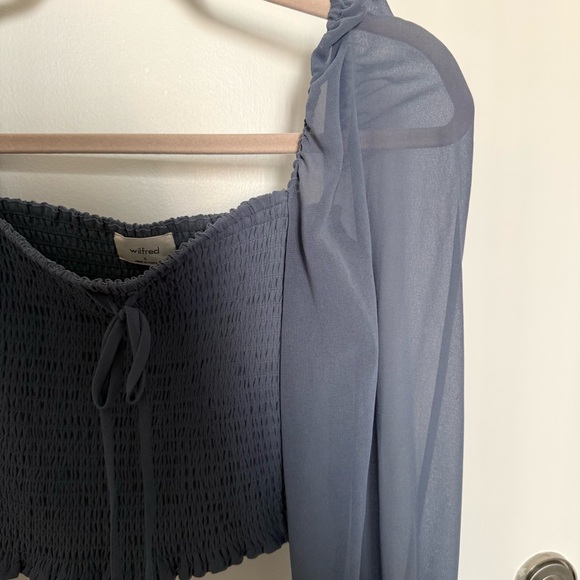 Wilfred Saga Blouse in Slab Blue - Picture 5 of 9